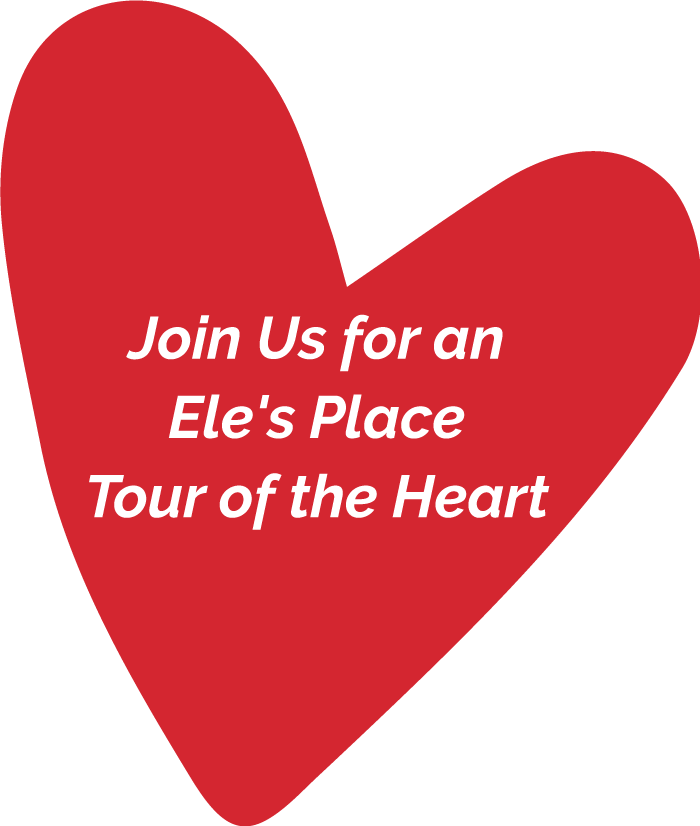 Image of a heart - Join us for a tour today!